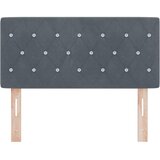  Uzglavlje Tamno siva 90 cm Baršun | shoptok.hr