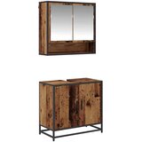  Set namještaja za kupaonicu 2 pcs Staro drvo Konstruirano drvo | shoptok.hr
