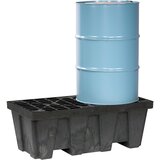 Justrite PE prestrezna kadica iz PE regenerata, kadica za sode 2 x 200 l, velika prostornina, prestrezna prostornina 250 l | Shoptok.si