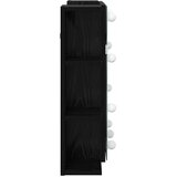  Ogledalo ormar Crni hrast 70 x 16,5 x 60 cm Konstruirano drvo | Eponuda.com