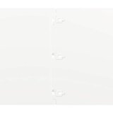 Rubovi za travnjak 20 kom Bijeli 25x103 cm Hladno valjani čelik | shoptok.hr
