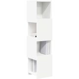  Kotna omarica Bela 25,5x25x102cm Konstruiran les, (5000113155) | Shoptok.si