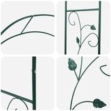  Vrtni lok Cvetlični Zelena 115 x 37 x 231 cm, (5000160730) | Shoptok.si