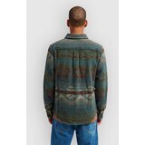 Rvca Dayshift Blanket Flannel Srajca hunter green | Shoptok.si