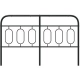  Metalno uzglavlje crno 137 cm | shoptok.hr