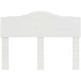  Uzglavlje s uzglavljem Sjajno bijelo 135 cm Konstruirano drvo | shoptok.hr