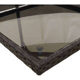 vidaXL Vrtna jedilna garnitura 9-delna z blazinami črn poli ratan | Shoptok.si