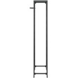  Stalak za vino za 27 boca crni 34 x 18 x 100 cm kovano željezo | shoptok.hr