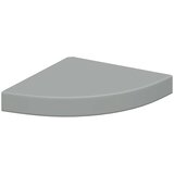  Plutajuće kutne police 2 kom sive 25 x 25 x 3,8 cm MDF | Eponuda.com
