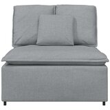  Modularni Sofa Centralni Modul s Jastucima Svijetlosivi 100 cm | Eponuda.com