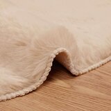  Faux Rabbit Fur Rug Olite Sivo-smeđa 50 x 80 cm Poliester | shoptok.hr
