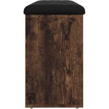  Klupa za cipele boja dimljenog hrasta 102 x 32 x 50 cm drvena | shoptok.hr