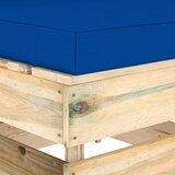  Modularna srednja sofa s jastucima od zeleno impregniranog drva | shoptok.hr