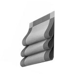 INF Komplet 6 podstavkov - 30x45 cm Silver, (22103462) | Shoptok.si