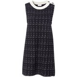 Liu Jo Pletena obleka črna / bela Cene