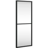 Maison Chic Stensko Ogledalo - Zrcalo - Kozmetično ogledalo črno 20x50 cm pravokotno železo, (21697943) Cene