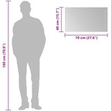  LED kupaonsko ogledalo *Transparent*an 70 x 40 cm Pravokutni | Eponuda.com