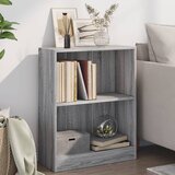  The Living Store Knjižna omara siva sonoma 60x24x76 cm konstruiran les - Knjižna Omara, (21431512) Cene