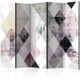  Paravan u 5 dijelova - Rhombic Chessboard (Pink) II [Room Dividers] 225x172 | shoptok.hr