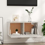 Zidni ormarić boja betona 80x36,5x35 cm od konstruiranog drva | shoptok.hr