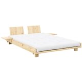 Karup Design Bračni krevet od masivnog bora s podnicom 180x200 cm u prirodnoj boji Social Bed – Cijene