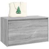  Klupa za hodnik sivi hrast 80 x 40 x 45 cm konstruirano drvo | Eponuda.ba