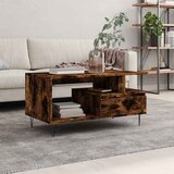  Stolić za kavu boja hrasta 90x49x45 cm konstruirano drvo | Eponuda.ba