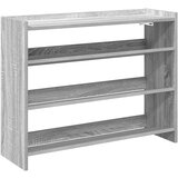 Maison Chic Regal za čevlje - Polica za čevlje siva sonoma 80x25x62 cm inženirski les, (21777561) Cene