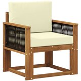  Srednja sofa za van Čvrsto drvo akacije Prirodna | shoptok.hr