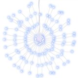  Božićna svjetla zvjezdani prasak 140 LED 8 k hladna bijela 17cm | shoptok.hr