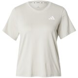 Adidas Tehnička sportska majica svijetlosiva / bijela Cijene