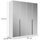 Modern Living Omara S Klasičnimi Vrati Skyla, Bela | Shoptok.si