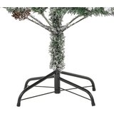  Osvijetljeno božićno drvce sa snijegom i šiškama 195 cm PVC/PE | shoptok.hr