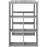  Stol s policom Siva Sonoma 90 x 50 x 75 cm Konstruirano drvo | shoptok.hr