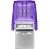 Kingston 256GB usb flash drive, 2-in-1 usb 3.2 Gen.1 type-c & type-a, datatraveler microduo 3C, read up to 200MB/s cene