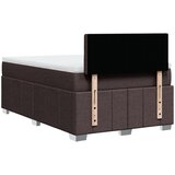  Krevet box spring s madracem tamnosmeđi 120 x 190 cm od tkanine | shoptok.hr