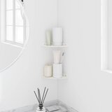  Lebdeća polica s policom s pohranom 2 pcs Bijeli 15 x 15 x 2 cm | Eponuda.com