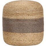 vidaXL Ročno izdelan tabure siv 40x45 cm juta Cene