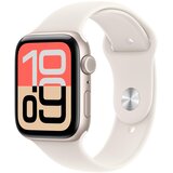 Apple Watch SE 3 GPS + Cellular 44mm Starlight Aluminium Case with Starlight Sport Band - S/M, (5000011426) | Shoptok.si