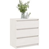 vidaXL noćni ormarić bijeli 60 x 36 x 64 cm od masivne borovine | shoptok.hr