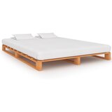  Posteljni okvir iz palet rjava trdna borovina 200x200 cm | Shoptok.si