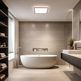  Brilagi - LED kupatilsko plafonsko svetlo ULTRA TANKO LED/24W/230V 42x42 cm ružičasto zlato IP54 | Eponuda.com