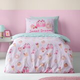 Catherine Lansfield Rožnata enojna otroška posteljnina 135x200 cm Sweet Treats – | Shoptok.si