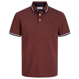 Jack & Jones Plus Majica smeđa / bijela | shoptok.hr