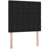 vidaXL otomanski okvir kreveta s madracem crni 100x200cm umjetna koža | shoptok.hr