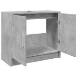 Ormarić za umivaonik boja betona 63x29x55 cm konstruirano drvo | Eponuda.ba