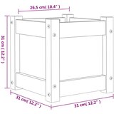  Sadilica 31x31x31 cm od impregnirane borovine | shoptok.hr
