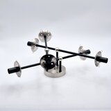  Prislonjen luster MALENA 6xE14/5W/230V mat hrom/dimljeno | Eponuda.com
