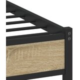  Metalni okvir kreveta bez madraca boja hrasta sonome 120x200 cm | shoptok.hr