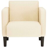 SOFA fotelja s naslonima za ruke krem 54 cm tkanina od samta | shoptok.hr